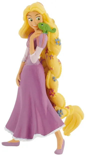 Figurină Bullyland Tangled - Rapunzel, cu flori