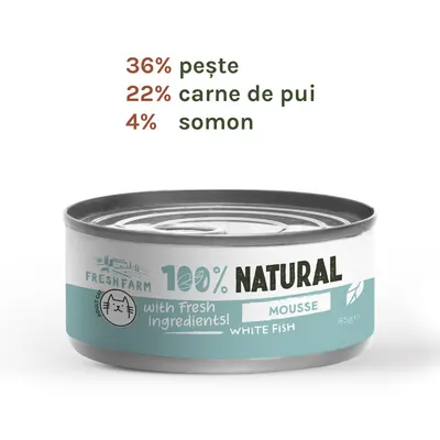 Fresh Farm Mousse pate with white fish 85 gr