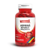 Aspirina naturala 100mg salicina, 60 capsule, AdNatura