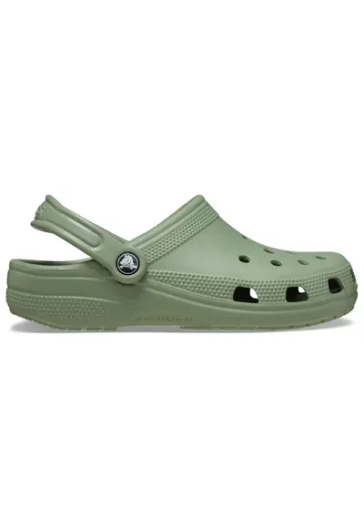 Saboti slingback cu model unisex Classic Roomy - Kaki