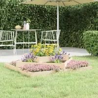 Gossi jardiniera, 112x112x27 cm, lemn masiv de pin