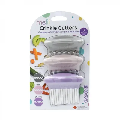 Set 3 cutite pentru gustari Melii roz mov gri