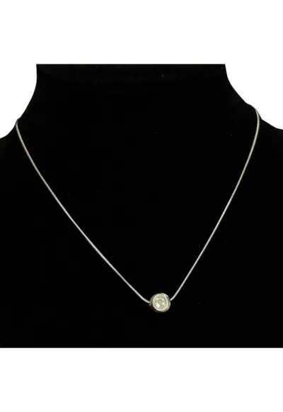 Colier Argintiu Diamond Style