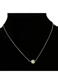 Colier Argintiu Diamond Style