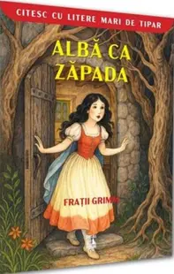 Albă ca Zăpada. Citesc cu litere mari de tipar - Paperback - Frații Grimm
