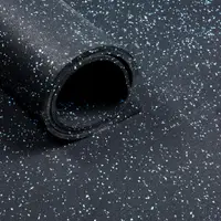 Pardoseală sportivă - Rolă de 12,5 m² - Grosime 6 mm - Negru / Albastru