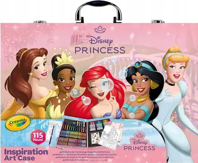 Set pentru pictură Crayola - Disney Princess, 115 piese