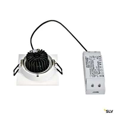 New Tria Led Dl Square Set, Alb Mat, 6w, 3000k, 38°