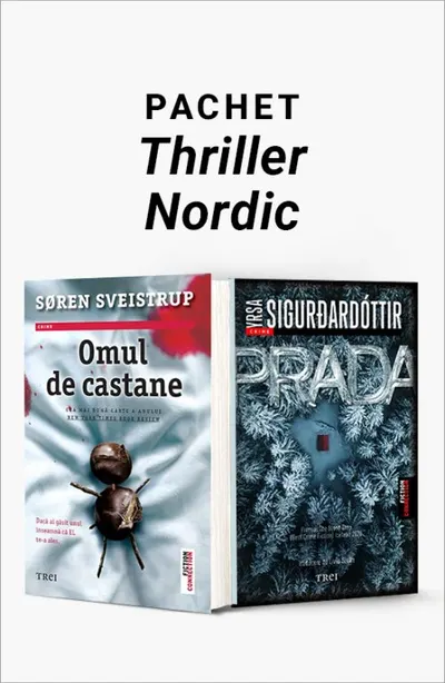 Pachet Thriller Nordic. Omul de castane/Prada