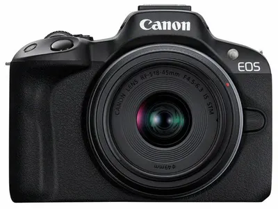 Canon Mirrorless Camera - EOS R50, RF-S 18-45mm, f/4.5-6.3 IS STM