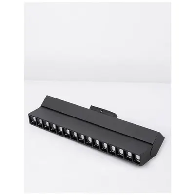 Sistem iluminat pe sina BUXTON MAGNETIC Nisipiu Negru Aluminiu Adjustable LED 22 Wat DC24V IP20 2100Lm 4000K
