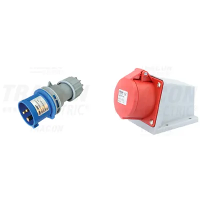 Pachet Conectare Industriala Sigura: Fisa si Priza TICS - 16A, IP44