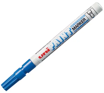 Marker permanent Uniball pe baza de ulei – Albastru