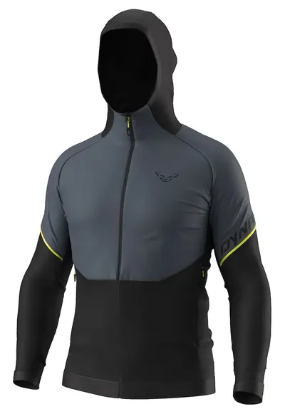 Jacheta alergare barbati Alpine Hybrid FW 2025 - Negru/Albastru
