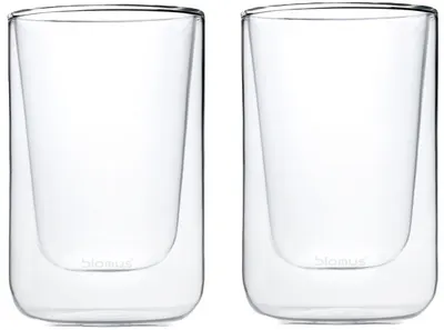 Set 2 pahare cu pereți dubli Blomus - Nero, 250 ml
