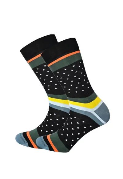 Sosete lungi bumbac barbati -SBGW26(26.17) - - Multicolor