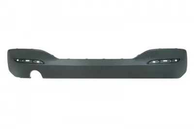 Bara inferior spate, M-TECHNIC, negru, cu un decupaj pentru teava de evacuare: stanga: 1 potrivit BMW 1 F20, F21 03.15-06.19
