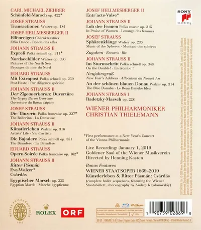 Neujahrskonzert 2019 - New Year's Concert 2019 (Blu-Ray)