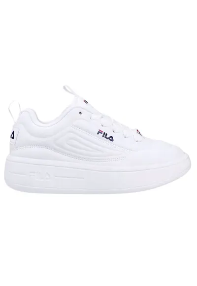 Pantofi sport Superbubble Wmn de dama - originali - albi - moderni si ultra-confortabili - ideali pentru stilul casual urban si activitatile zilnice - model FFW0536.10004 - marimea 37 - colectia noua - design emblematic Fila