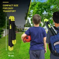 Set 2 porti de fotbal pliabile Dunlop 50x44x44