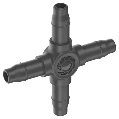Conector Gardena cu patru ieșiri - Micro-Drip-System 13214-20, 4.6 mm, 10 buc.