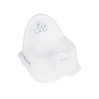 Olita plastic copii Little Bunnies Alb