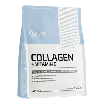 Colagen + Vitamina C Natural, 400g, OstroVit
