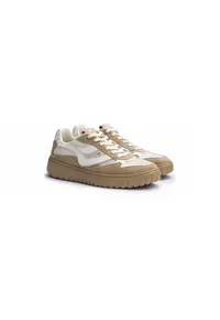 Sneakers Toro Wave piele - Alb/Maro