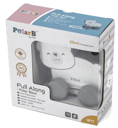 Jucărie de tracțiune Viga - Polar B, Bear