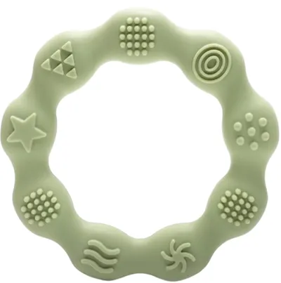 Mestecător de silicon Lorelli Premium - Inel, Fresh Green