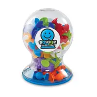Set de constructie cu 44 de piese cu ventuze, Fat Brain Toys, Squigz Deluxe