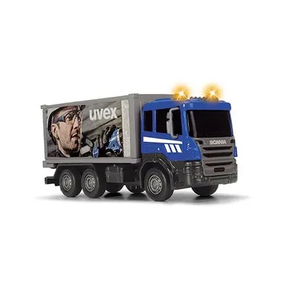 Masinuta utilitara cu sunete si lumini Dickie Scania