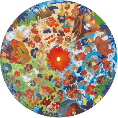 HaPe International - Puzzle din epoca de piatră, 100 de piese