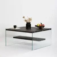 Masuta de cafea AQUA, antracit, 75x75x40 cm