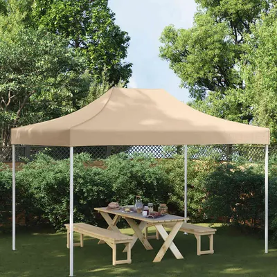 vidaXL Acoperiș pentru cort de petrecere, bej, 4,5 x 3 m, 270 g/m²