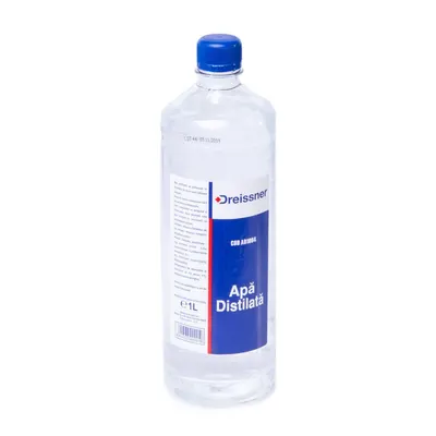 Apa distilata (demineralizata) DREISSNER 1L