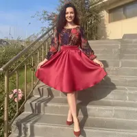 Rochie cu motive florale eleganta Teo 5