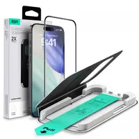 Folie de protectie Ecran ESR UltraFit pentru Apple iPhone 17 Air, Sticla Securizata, Full Glue, Neagra