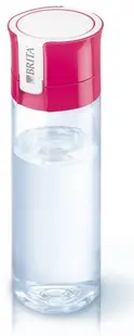 Sticlă filtrantă pentru apă BRITA - Fill&Go Vital, 0.6 l, roz