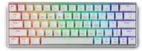 Tastatură mecanică Spartan Gear - Pegasus 2, wireless, Red, RGB, albă