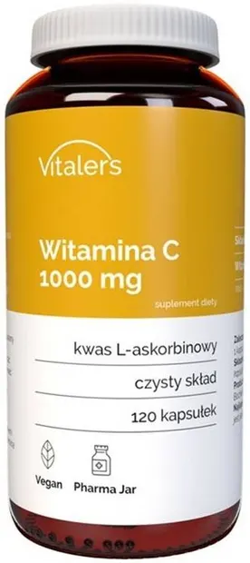 Vitaler's Vitamina C, 1000 mg, 120 capsule