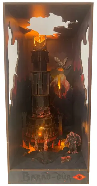 Model asamblabil Revell - The Lord of the Rings Tiny Adventures Book Nook Mini Diorama Barad-Dûr