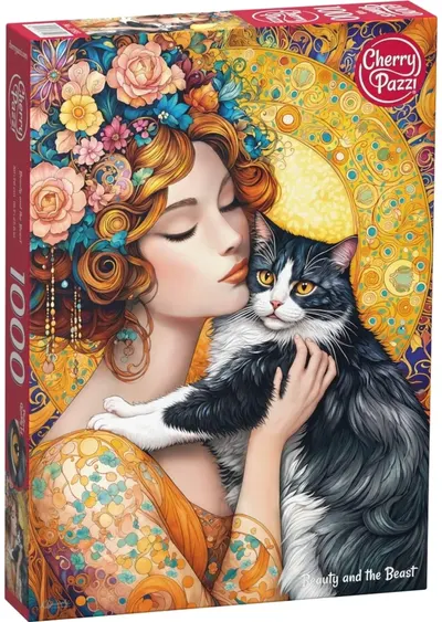 Puzzle Cherry Pazzi din 1000 piese - Frumoasa şi Bestia