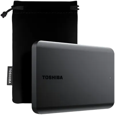 Toshiba External Hard Drive Canvio Basics Excl (2.5 " 2TB, USB3.2 Gen 1, Black)