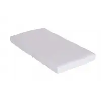 Cearsaf din bumbac cu elastic pe contur 120x60 cm Alb