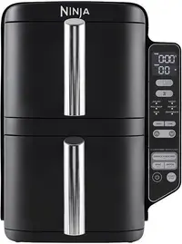 Friteuză cu aer cald Ninja - Double Stack, 2470W, 7.6 l, negru