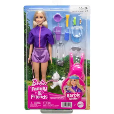 Papusa Barbie, Family&Friends, Outdoor Adventure Malibu, JJV59