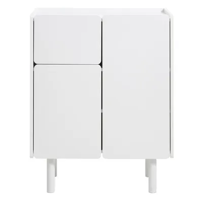 Dulap alb 80x100x40 cm Bera – Unique Furniture