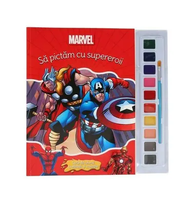 Să pictăm cu supereroii - Paperback brosat