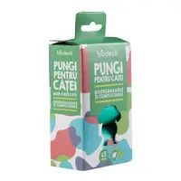 Saci Igienici pentru Catei, 100% Biodegradabili si Compostabili, 3 role, 15 buc/rola